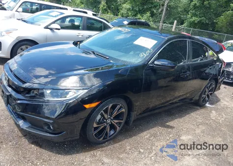 2021 Honda Civic Sport из США, поврежденный, VIN 2HGFC2F87MH550468